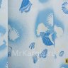 Штора для ванной Sea Snail голубая фото 5